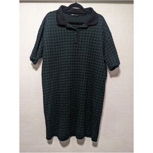 Zara Black and Green Mini Dress